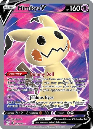 Mimikyu V (Full Art) 148/163 - [SWSH05 Battle Styles] Holofoil