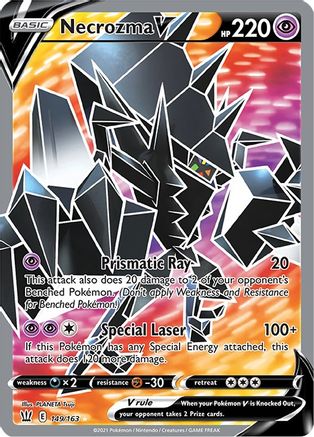 Necrozma V (Full Art) 149/163 - [SWSH05 Battle Styles] Holofoil