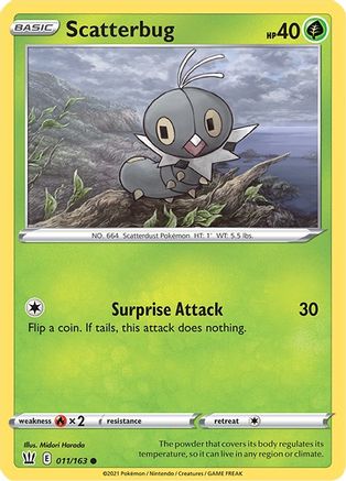 Scatterbug (011/163) [Épée et bouclier : styles de combat] 