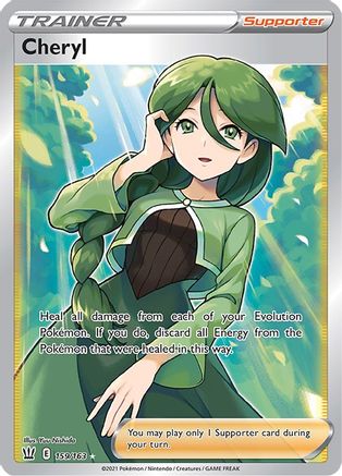 Cheryl (Full Art) 159/163 - [SWSH05 Battle Styles] Holofoil
