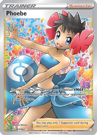 Phoebe (Full Art) 161/163 - [SWSH05 Battle Styles] Holofoil