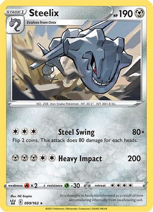 Steelix (099/163) [Épée et bouclier : styles de combat] 