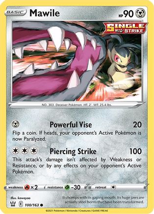 Mawile (100/163) [Épée et bouclier : styles de combat] 