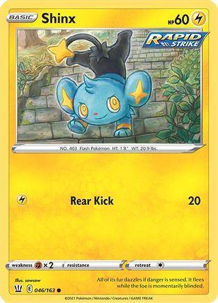 Shinx (046/163) [Épée et bouclier : styles de combat] 