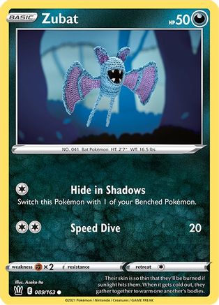 Zubat (089/163) [Épée et bouclier : styles de combat] 