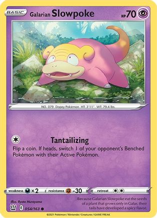 Galarian Slowpoke (054/163) [Épée et bouclier : styles de combat] 