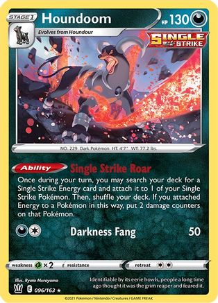 Houndoom 96/163 - [SWSH05 Battle Styles] Holofoil