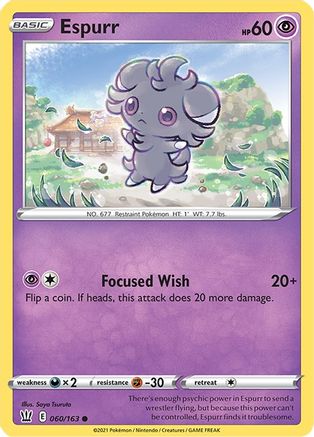 Espurr (060/163) [Sword & Shield: Battle Styles]