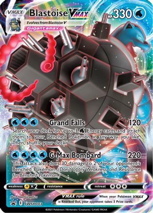 Blastoise VMAX (SWSH103) [Épée et Bouclier : Promos Black Star] 