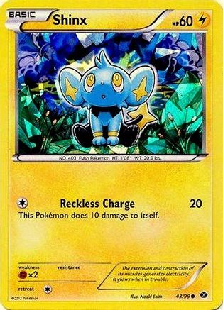 Shinx - 43/99 (Cracked Ice Holo) - [Blister Exclusives] Holofoil