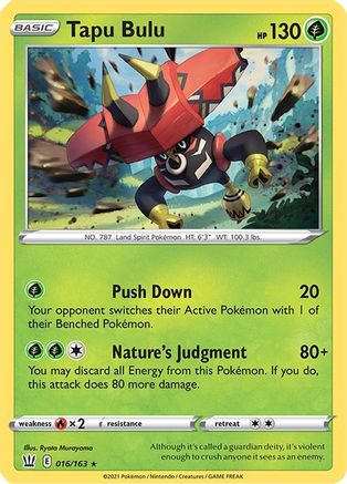 Tapu Bulu - 016/163 - [Deck Exclusives]
