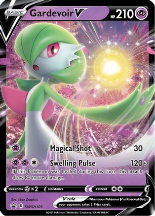 Gardevoir V (SWSH105) [Épée et Bouclier : Promos Black Star] 
