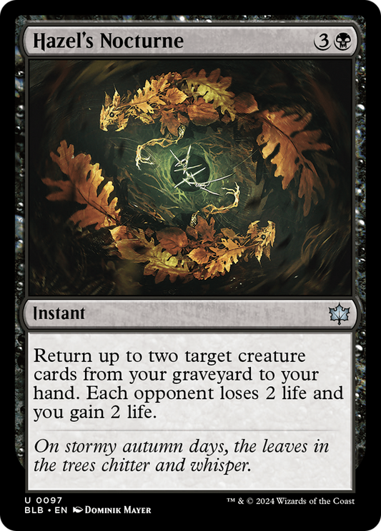 Hazel's Nocturne (BLB-097) - [Bloomburrow]