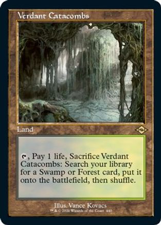 Verdant Catacombs (Retro Frame) (Foil Etched) (MH2-440) - [Modern Horizons 2] Foil