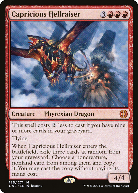 Capricious Hellraiser (ONE-125) - [Phyrexia: All Will Be One]