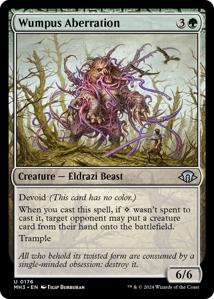 Wumpus Aberration (MH3-176) - [Modern Horizons 3] : (dépourvu) Foil 