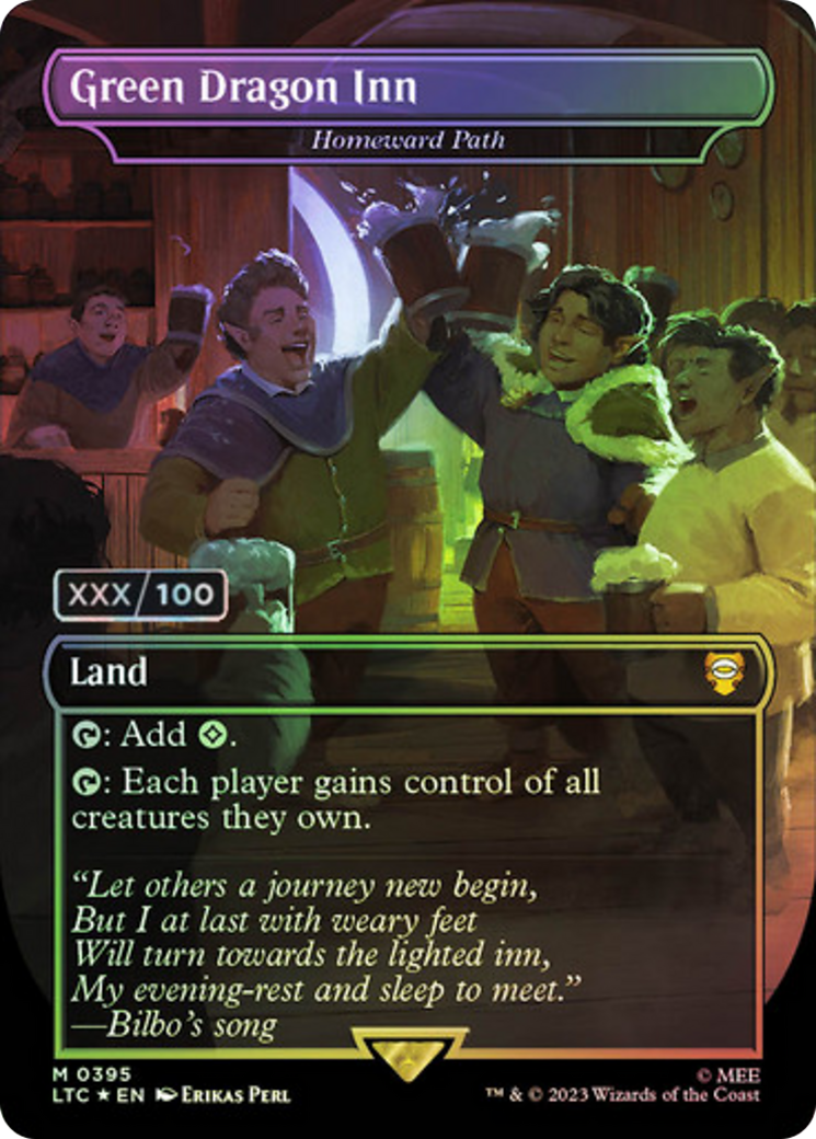 Homeward Path (LTC-395Z) - [Tales of Middle-earth Commander] / Green Dragon Inn (Borderless) Foil