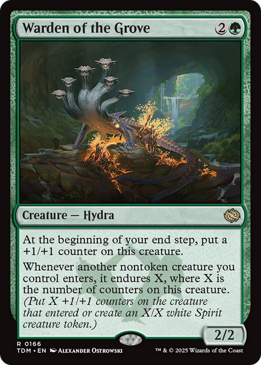 Warden of the Grove (TDM-166) - [Tarkir: Dragonstorm] Foil