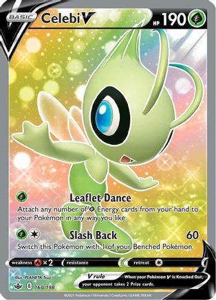 Celebi V (160/198) [Épée et bouclier : Chilling Reign] 