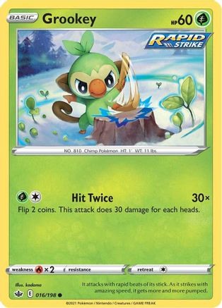 Grookey (016/198) [Sword & Shield: Chilling Reign]