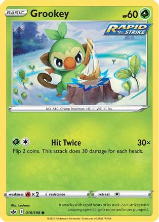 Grookey (016/198) [Épée et bouclier : Chilling Reign] 
