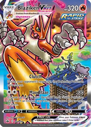 Blaziken VMAX (Alternate Art Secret)/198 - [SWSH06 Chilling Reign] Holofoil