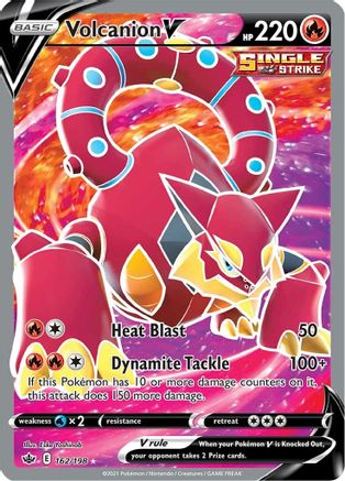 Volcanion V (162/198) [Épée et bouclier : Chilling Reign] 