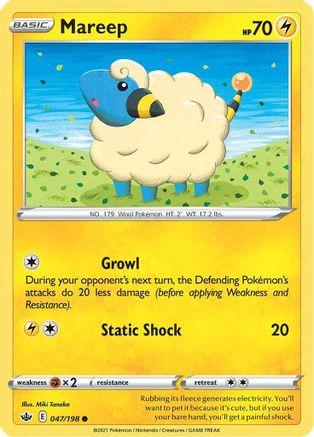 Mareep (047/198) [Sword & Shield: Chilling Reign]