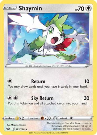 Shaymin (123/198) [Épée et bouclier : Chilling Reign] 