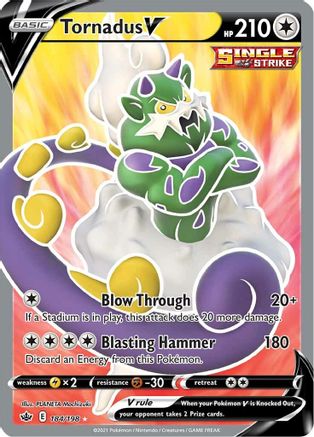 Tornadus V (184/198) [Épée et bouclier : Chilling Reign] 