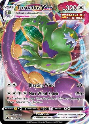 Tornadus VMAX (125/198) [Épée et bouclier : Chilling Reign] 