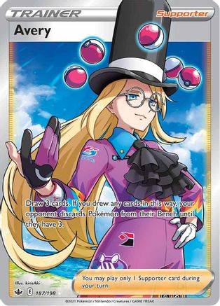 Avery (Full Art) 187/198 - [SWSH06 Chilling Reign] Holofoil