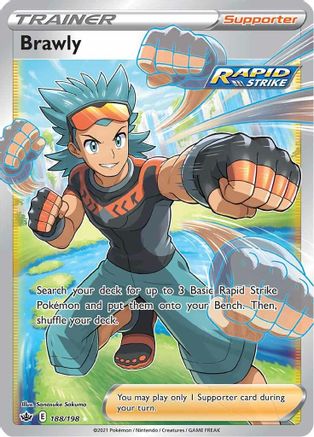 Brawly (Full Art) 188/198 - [SWSH06 Chilling Reign] Holofoil