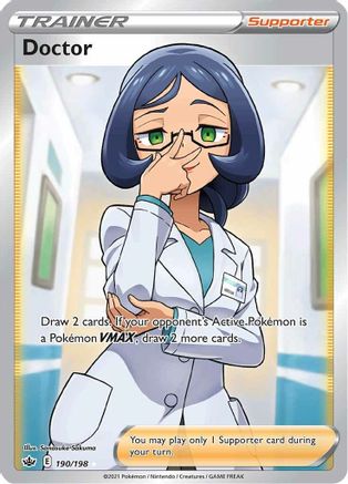 Doctor (Full Art) 190/198 - [SWSH06 Chilling Reign] Holofoil
