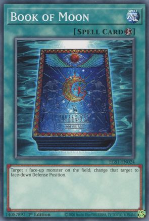 Book of Moon (EGS1-EN024) - Egyptian God Deck: Slifer the Sky Dragon 1st Edition