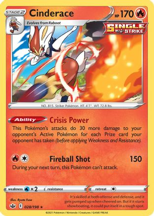 Cinderace - 028/198 - [Deck Exclusives]