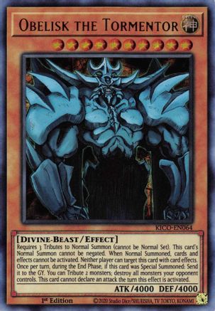 Obelisk the Tormentor (Ultra Pharaoh's Rare) (KICO-EN064) - King's Court 1st Edition
