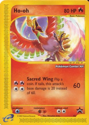 Ho-oh [Pokemon Center NY] 52 - [WoTC Promo]