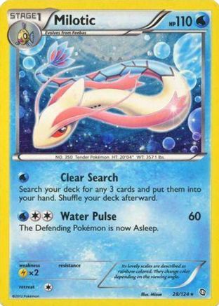 Milotic - 28/124 (Cosmos Holo) - [Blister Exclusives] Holofoil