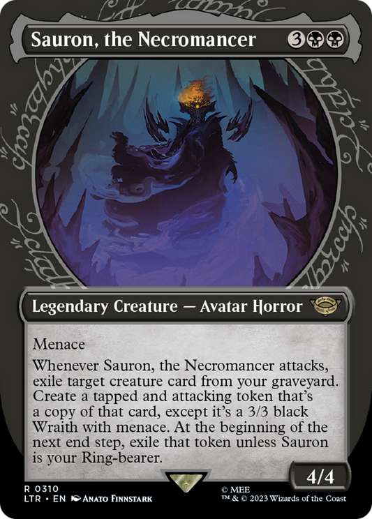 Sauron, the Necromancer (LTR-310) - [The Lord of the Rings: Tales of Middle-earth]: (Showcase) (Borderless)
