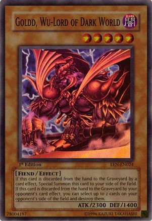 Goldd, Wu-Lord of Dark World (EEN-EN024) - Elemental Energy Unlimited
