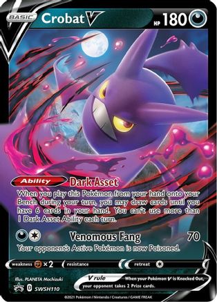 Crobat V - SWSH110 SWSH110/307 - [SWSH Sword & Shield Promo Cards] Holofoil