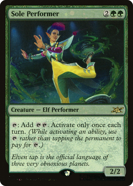 Sole Performer (UNF-440) - [Unfinity] Foil