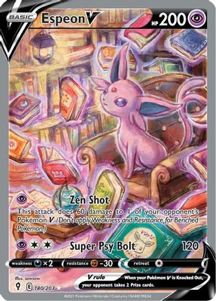 Espeon V (180/203) [Épée et bouclier : ciel en évolution] 