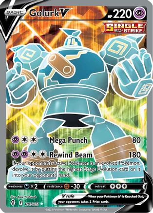 Golurk V (Full Art) 181/203 - [SWSH07 Evolving Skies] Holofoil