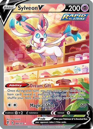 Sylveon V (184/203) [Épée et bouclier : ciel en évolution] 