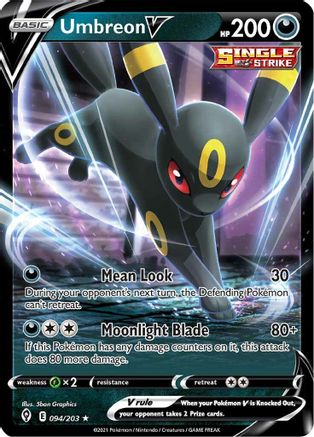 Umbreon V (094/203) [Épée et Bouclier : Ciels en évolution] 