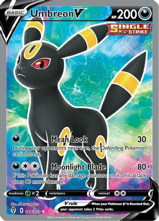 Umbreon V (188/203) [Épée et Bouclier : Ciels en évolution] 