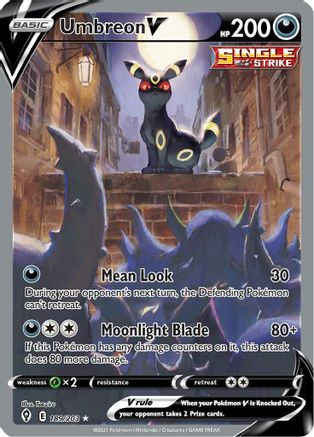 Umbreon V (189/203) [Épée et Bouclier : Ciels en évolution] 