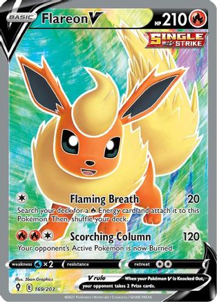 Flareon V (169/203) [Épée et bouclier : ciel en évolution] 